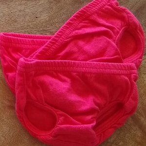 Small baby underwear, 3 - pack, Red